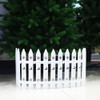 Decorações De Natal Cerca De Árvore De Natal White Fence Pla 3