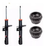 Kit 2 Amortiguadores Y Cazoletas Delanteras Renault Clio Mio 0