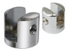 Suporte Fenda U Cromado P/ Prateleira De Vidro (8mm) 20 Pçs 2
