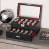 Rothwell 20 Slot Leather Watch Box - Organizador De Joyería 1 Rothwell 20 Slot Leather Watch Box - Organizador De Joyería 1
