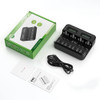 Cargador Usb Para Pilas Recargables Aa Aaa C D Ebl 2