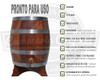 Barril Corote Envelhecer Cachaça Jataíba Vertical 6 Litros 3