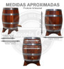 Barril Corote Envelhecer Cachaça Jataíba Vertical 6 Litros 4