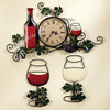 Reloj De Pared Fox Valley Traders Wine, Número Romano, Esfer 1