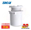 Conector 25mm Pvc Ip54 Electrosystem Sica Electro Medina 1