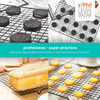 X4 Rejillas Enfriadora Posa Torta Cookie Baños De Repostería 1