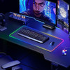 Alfombrilla De Mouse Grande Rgb Para Juegos, 15 5