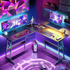 Alfombrilla De Mouse Grande Rgb Para Juegos, 15 6