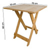 Mesa De Madera De Pino Plegable. Que Sal! 1