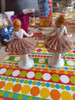 Par De Figuras De Porcelana Japonesa Bailarinas 4