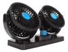 Ventilador Doble Para Auto 12v Rotación 360 Grados 0