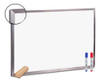Kit Lousa Quadro Branco 60x40 + 2 Marcadores E Apagador 0