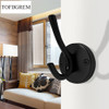Tofiigrem Ganchos De Pared Negros Para Toallas, Paquete De 3 3