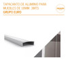 Tapacanto De Aluminio Para Mueble 18mm Grupo Euro X 3mts 2 Tapacanto De Aluminio Para Mueble 18mm Grupo Euro X 3mts 2