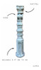 Accesorios Columna Colonial Mediana  2,5 Pérgolas 70cm 1