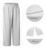 Ecupper Pantalones De Algodon Para Mujer, Talla Grande, Cint 4 Ecupper Pantalones De Algodon Para Mujer, Talla Grande, Cint 4