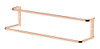 Kit 2 Toalheiro Duplo 60cm Suporte Para Toalha Banheiro Rose 2