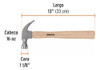 Martillo Galponero Acero Forjado Madera Pretul 2 Martillo Galponero Acero Forjado Madera Pretul 2