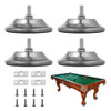 Niveladores De Patas De Mesa De Billar, 4 Piezas Elevadores 0