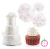 Set 3 De Cortantes Expulsor Copo Nieve Grande Cookie Fondant 5