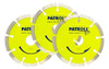 Disco Diamantado Segmentado Patroll 4,5 Pack X 3 Pys-4.5 0