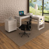 Conjunto Para Escritório 2 Peças Branco Tecnomobili 1