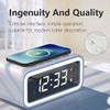 Reloj Despertador Laticity Con Carga Inalámbrica, Hora, Fech 1