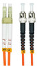 Jeirdus - Cable De Fibra Optica Multimodo (6.6 ft, Lc A St, 1