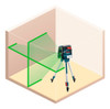 Nível Laser Verde Bosch Gll 2-12 G Alcance 12m Com Suporte 6