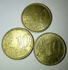 Monedas (x3) De 10 Centavos De Euro. 3