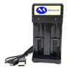 Cargador Inteligente 2 Slot Pila Bateria Recargable 18650 4
