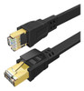 Deego Cable Ethernet Cat 8 De 6 Pies, Cable De Red Lan Plano 0