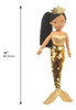 Linzy Juguetes, Sirena Kristal Con Cola De 4 Linzy Juguetes, Sirena Kristal Con Cola De 4