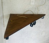 Repisa Esquinero Rustica En Hierro Y Madera Maciza. !!! 2