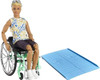 Muñeca Barbie Fashionistas #167 Ken Wheelchair Tie-dye Shirt 0
