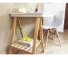2 Cavaletes De Madeira 50 X 80 Para Eventos E Home Office 4