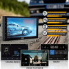 Doble Din - Receptor De Audio De Radio De Automóvil Bluetoot 3
