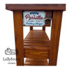 Mesa Auxiliar Barra Asador Parrilla Ruedas Quincho 1