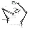Lampara Led Con Lupa 5x Usb Brazo Articulado Multiuso Hobby 2