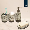 Set Accesorios De Baño Kit X4 Rustica De Ceramica Silmar 1