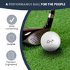 Cut Dc Pelotas Golf Doble Núcleo Núcleo Suave Y Premium Giro 6