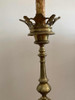 Antigua Lámpara De Bronce Vertical 4