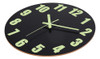 Diyzon Reloj De Pared Luminoso, Reloj De Pared De Madera De 4