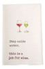 Mud Pie Wine Hand Towels Paso A Un Lado 0