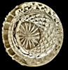 Cenicero Cristal Checoslovako Punta Diamante Impecable C81 2
