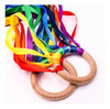 Fnt Creative Waldorf Hand Kite Set Rainbow Ribbon Juguetes S 0