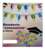Banderin Triangular Egresaditos 2.40mts 2