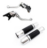 Levas Rebatibles Puño Y Contrapesas  Cb500x Plata Mk Motos 0