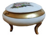 Alhajero De Porcelana Antiguo Tsuji Pintado A Mano Oro 0 Alhajero De Porcelana Antiguo Tsuji Pintado A Mano Oro 0