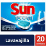Sun Tabletas Para Maquina Lavavajilla 3 En 1 X 20 Un 1